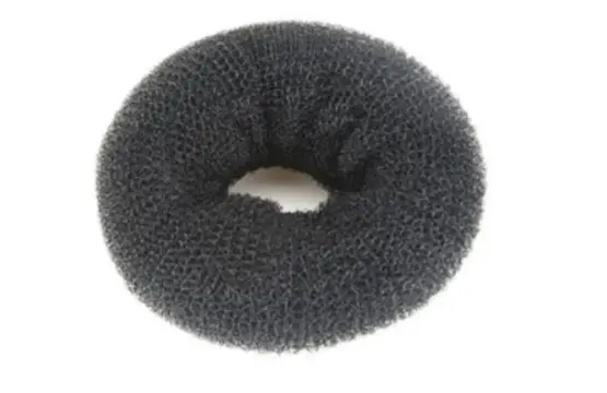 Asuer Relleno Para Moño Redondo Negro 80x25